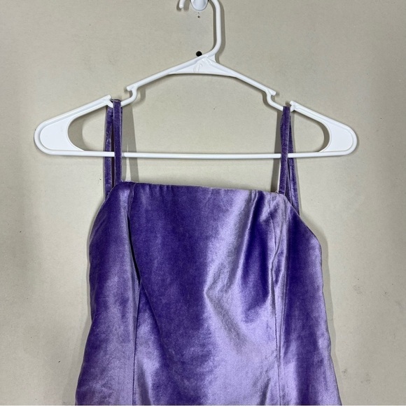 NWT Rag & Bone Juliette Velvet Violet Mini Dress Size 2 - Picture 6 of 11